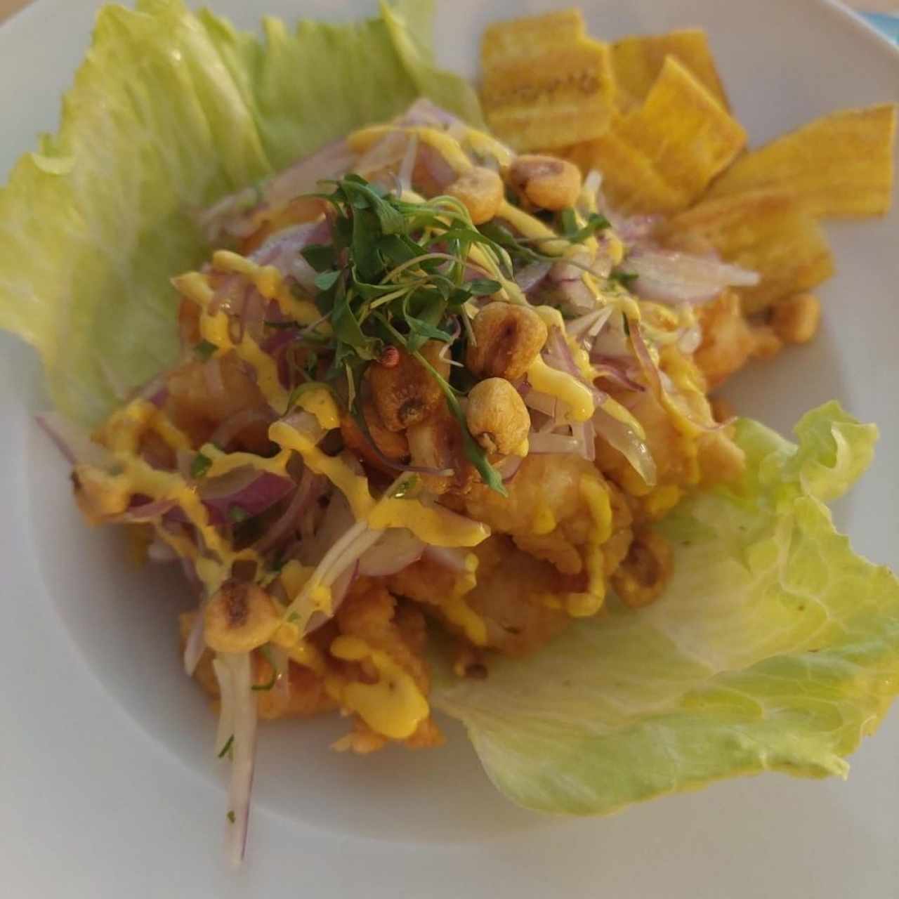 Ceviche Frito Pescado / Pollo