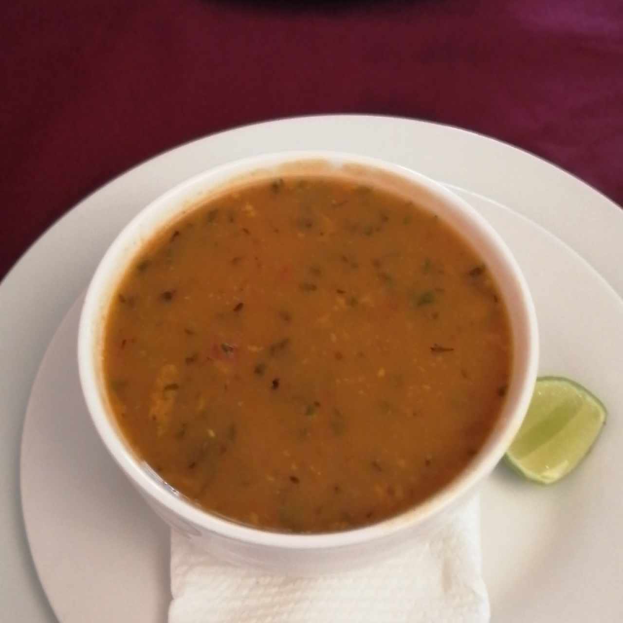 sopa de mariscos de la casa