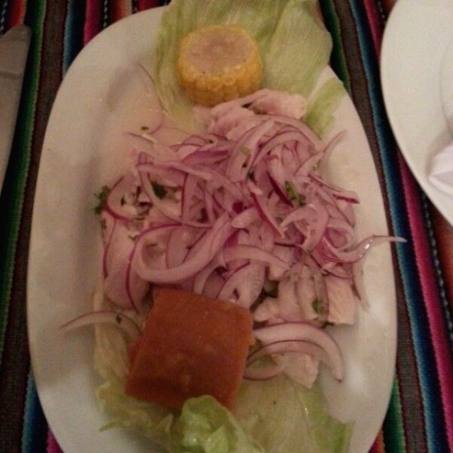 Ceviche de corvina