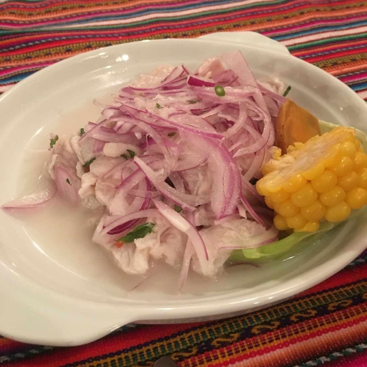 Ceviche de pescado