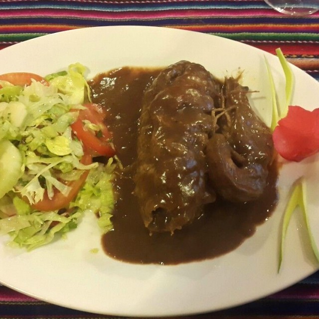 Filete relleno de langostinos 