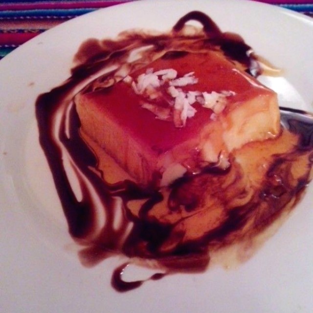 Flan de la casa