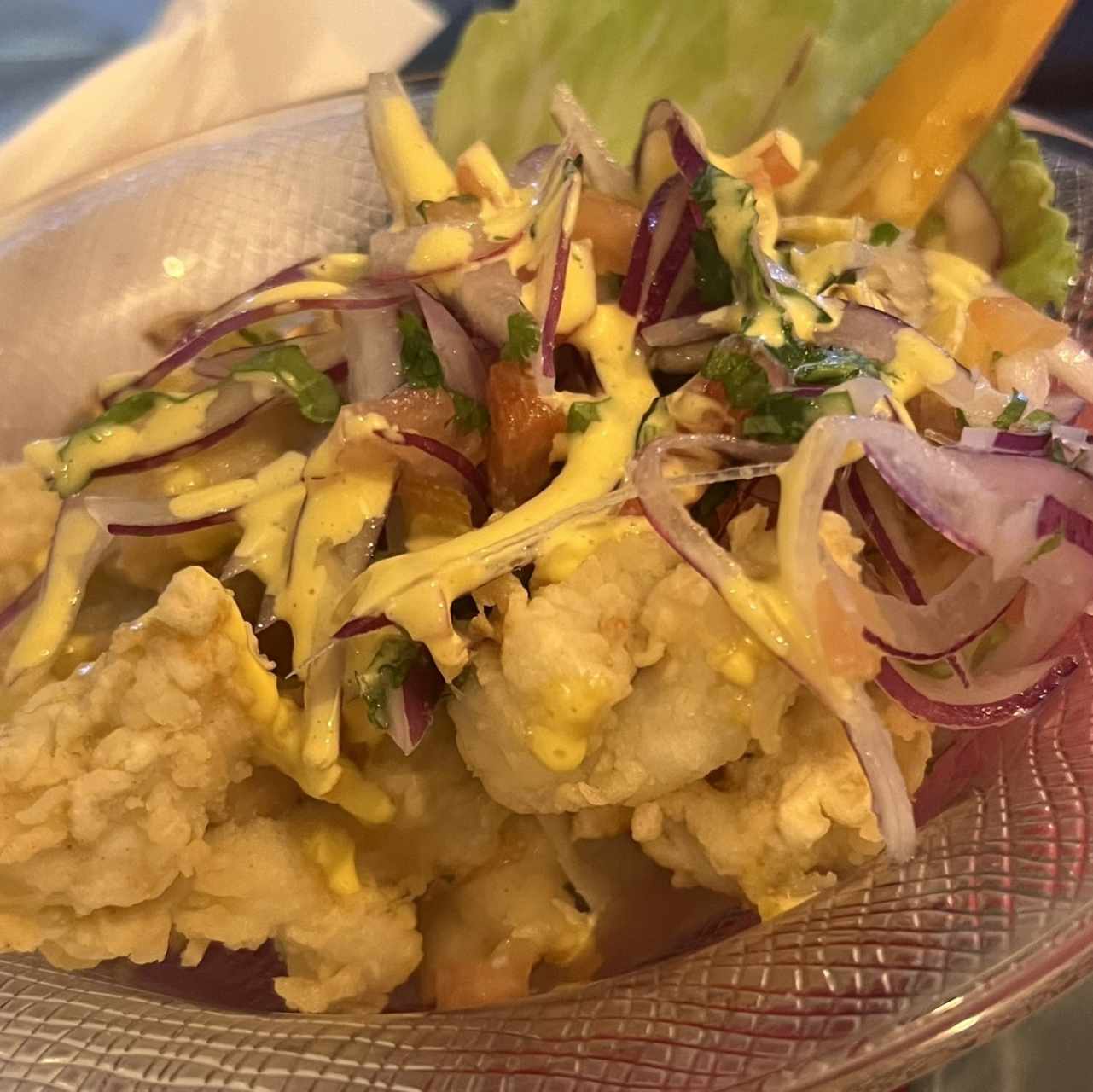 Entradas Calientes - Ceviche Frito Pescado