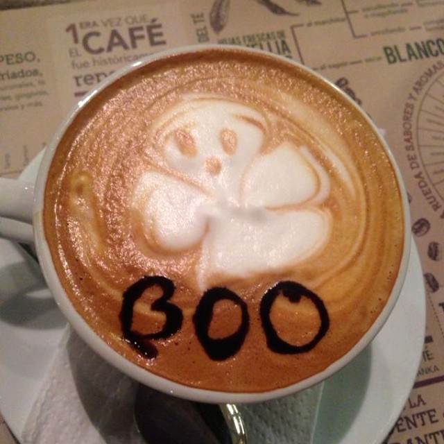 Capuccino Halloween... Buen detalle