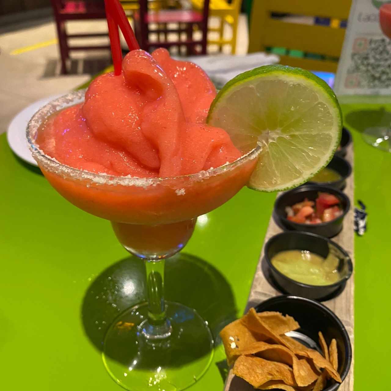 Margarita Frozen de  Fresa