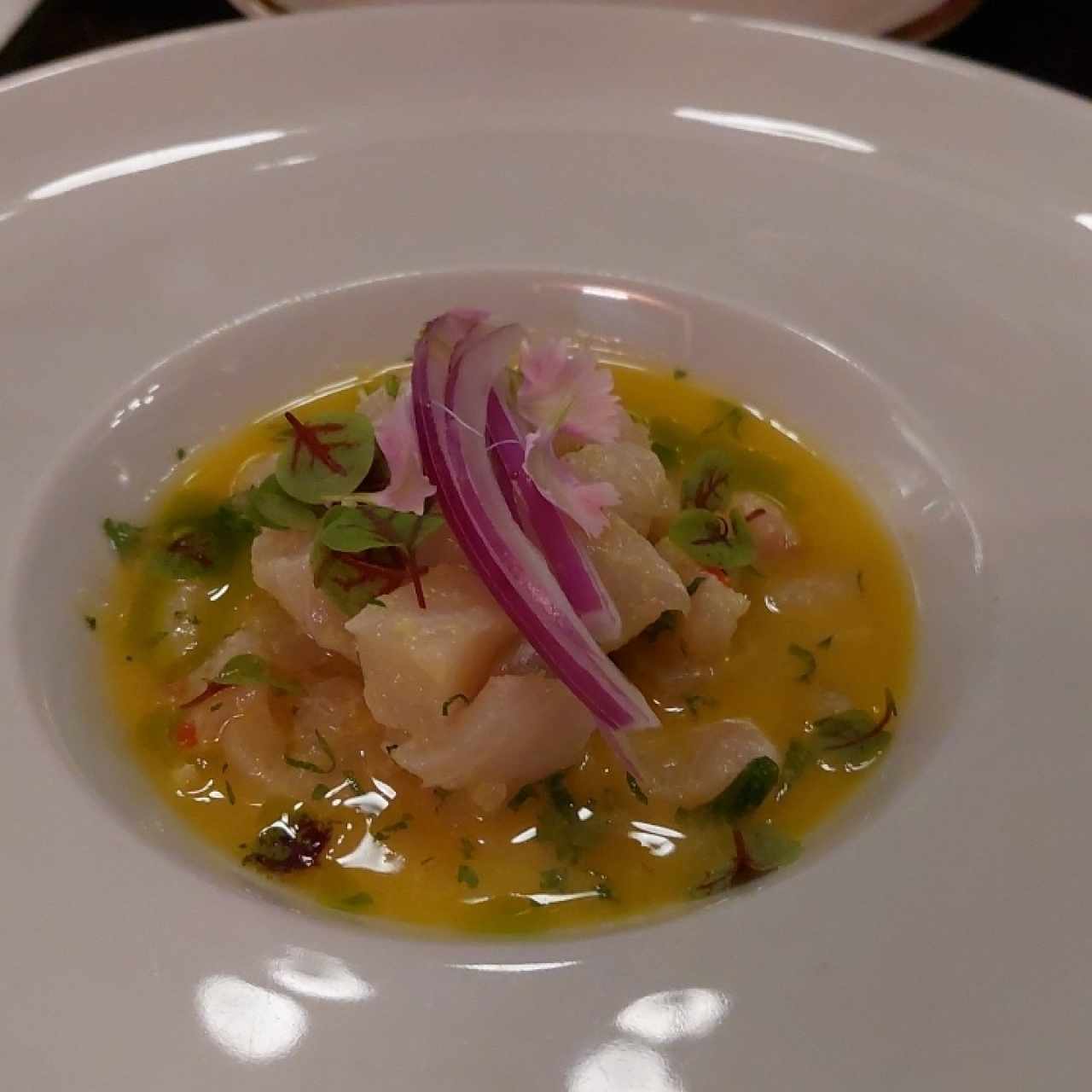 Ceviche Maracuyá y Uchuva