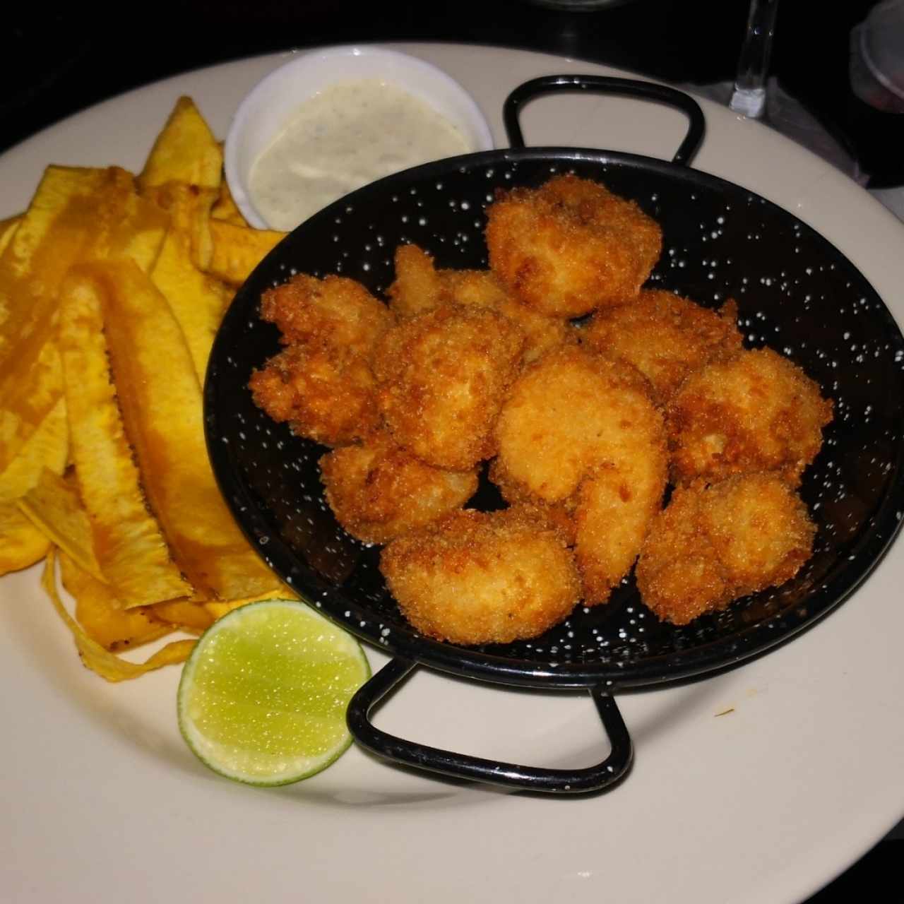 shrimp and chips