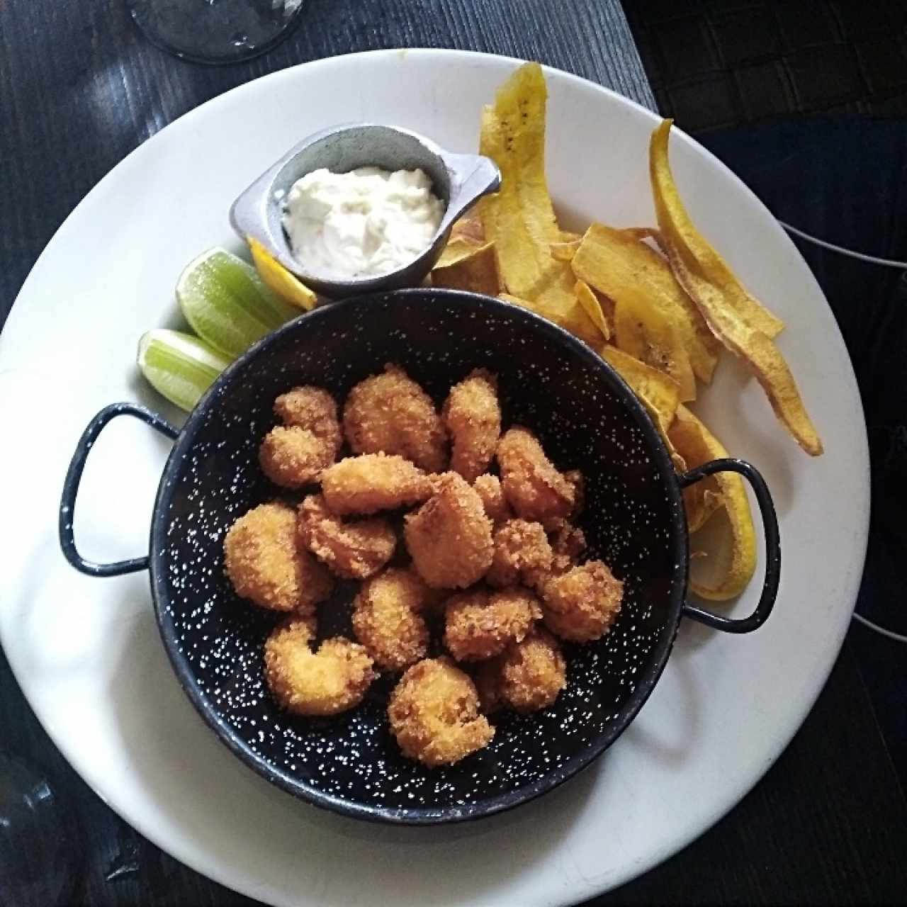 shrimp and chips