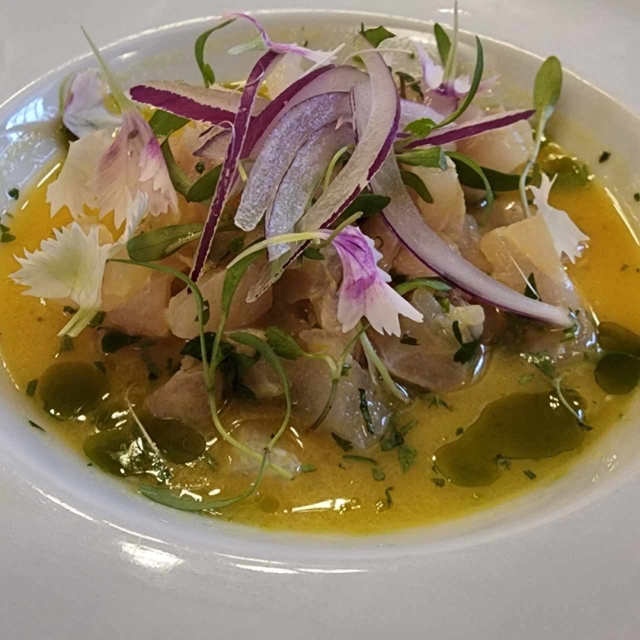 Ceviche Maracuyá y Uchuva