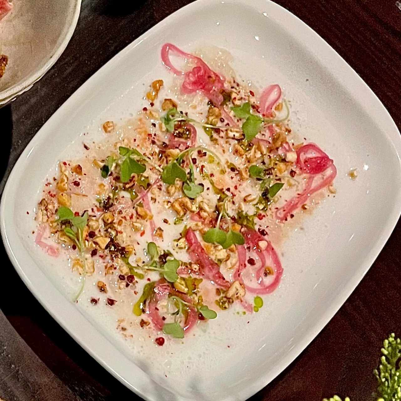 Tiradito de langostinos