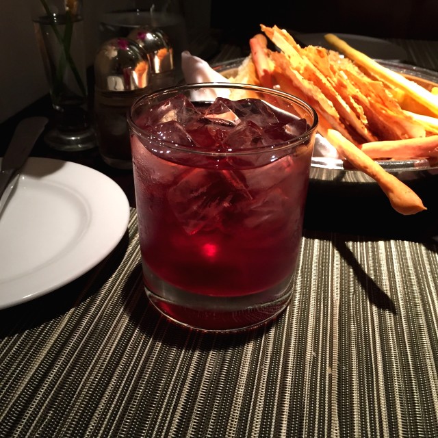 Vodka with cranberry