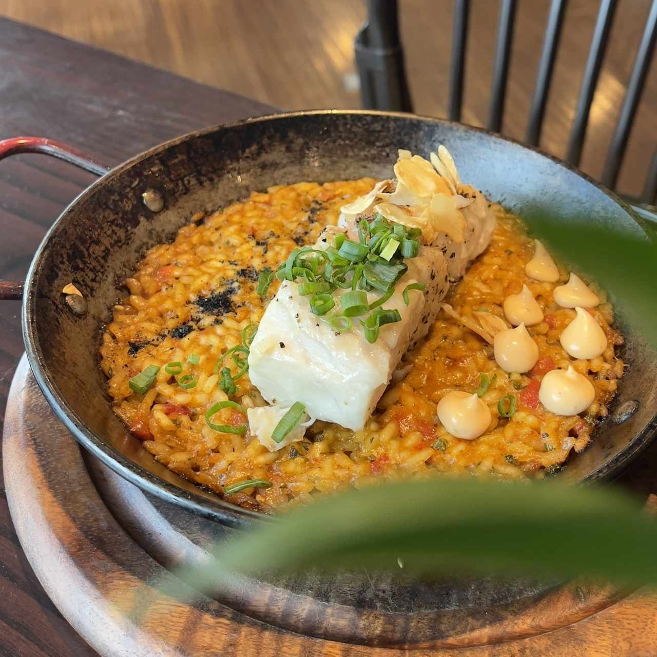 Róbalo con Arroz Seco Al Socarrat