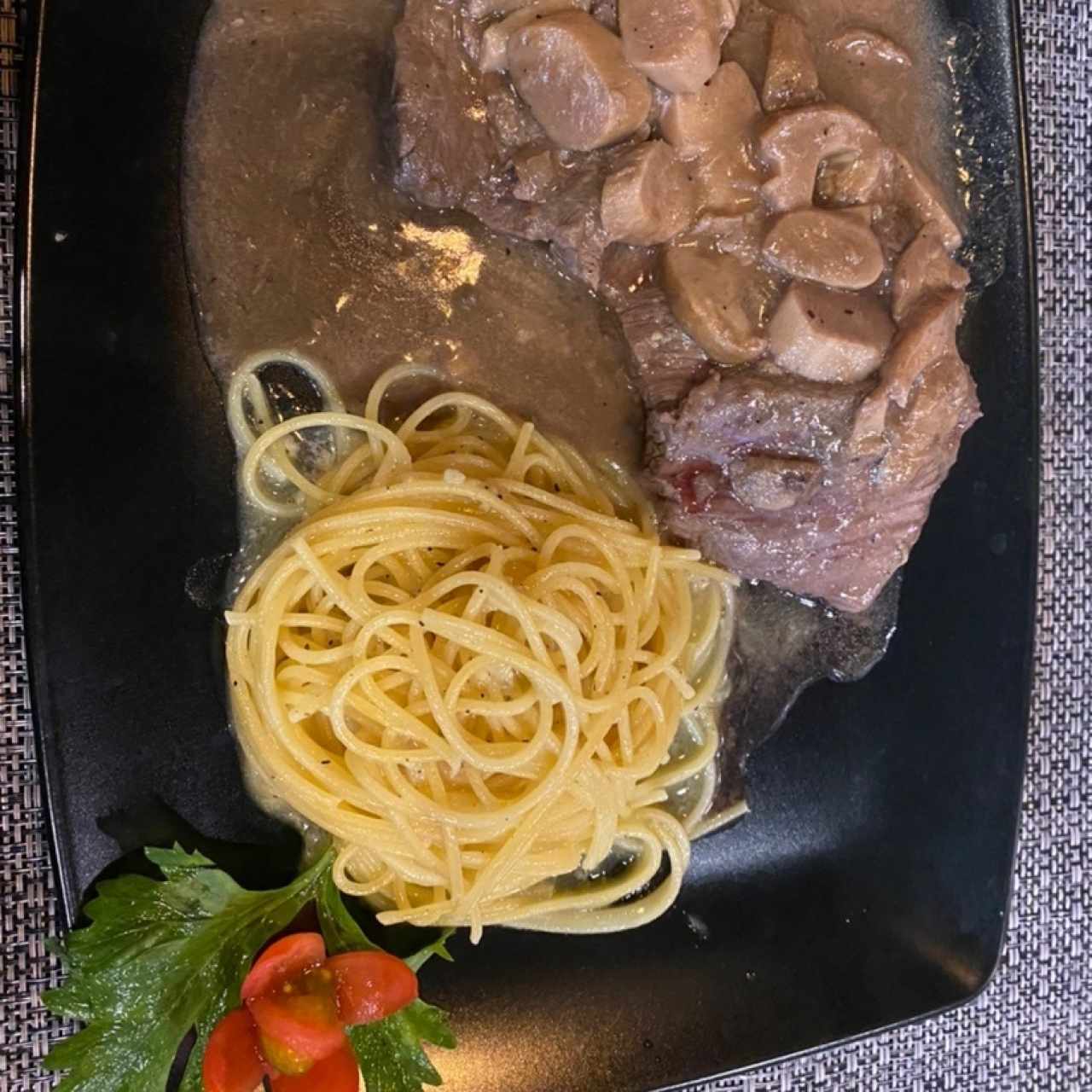 Filetto Di Carne con hongo Porcini