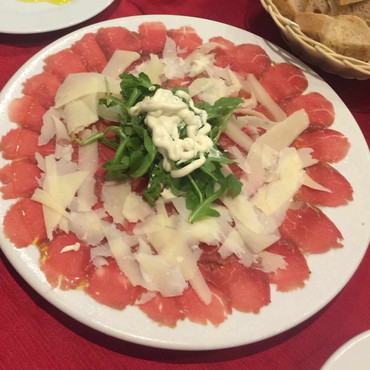 carpaccio de carne de res 