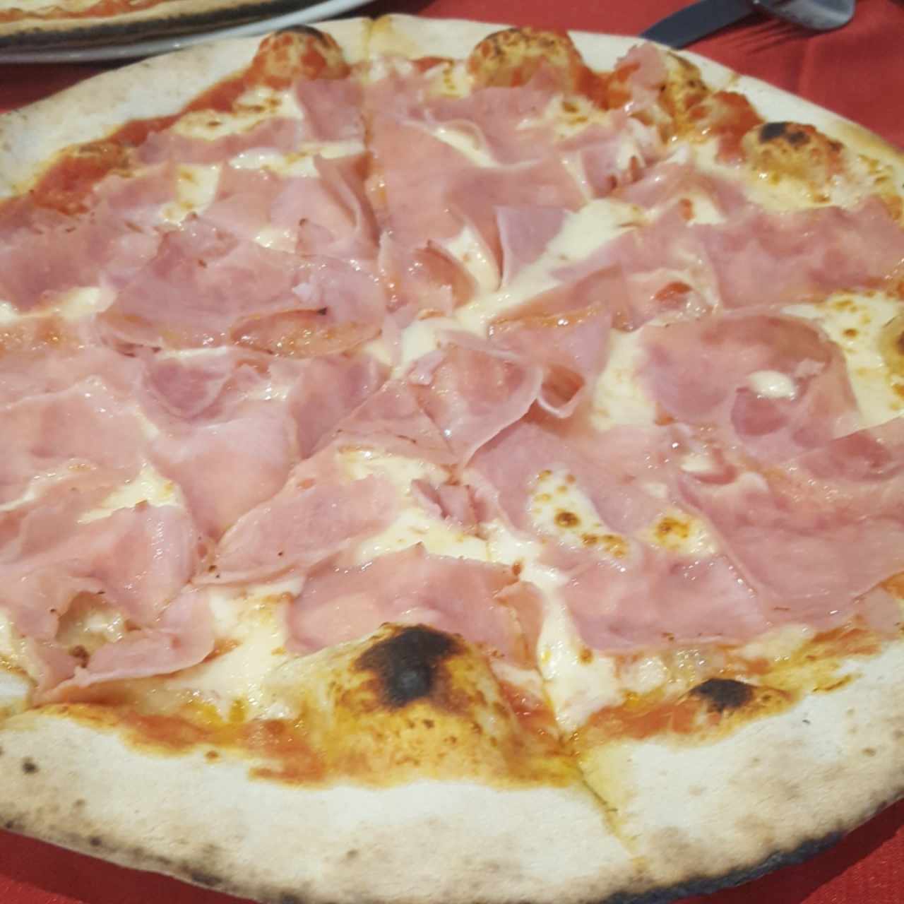 pizza de jamón