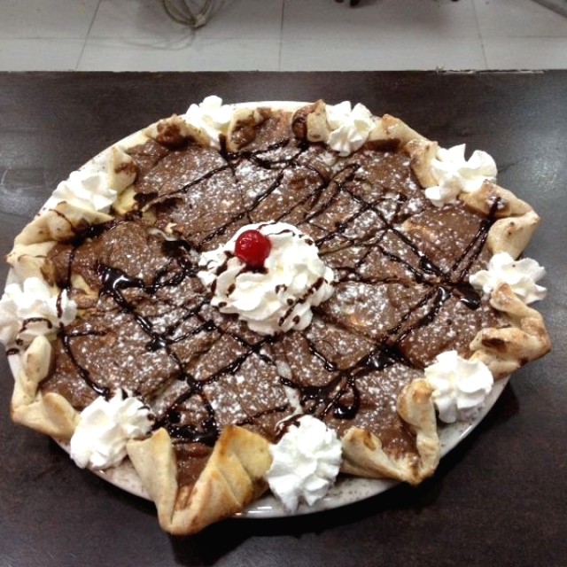 Pizza de nutella