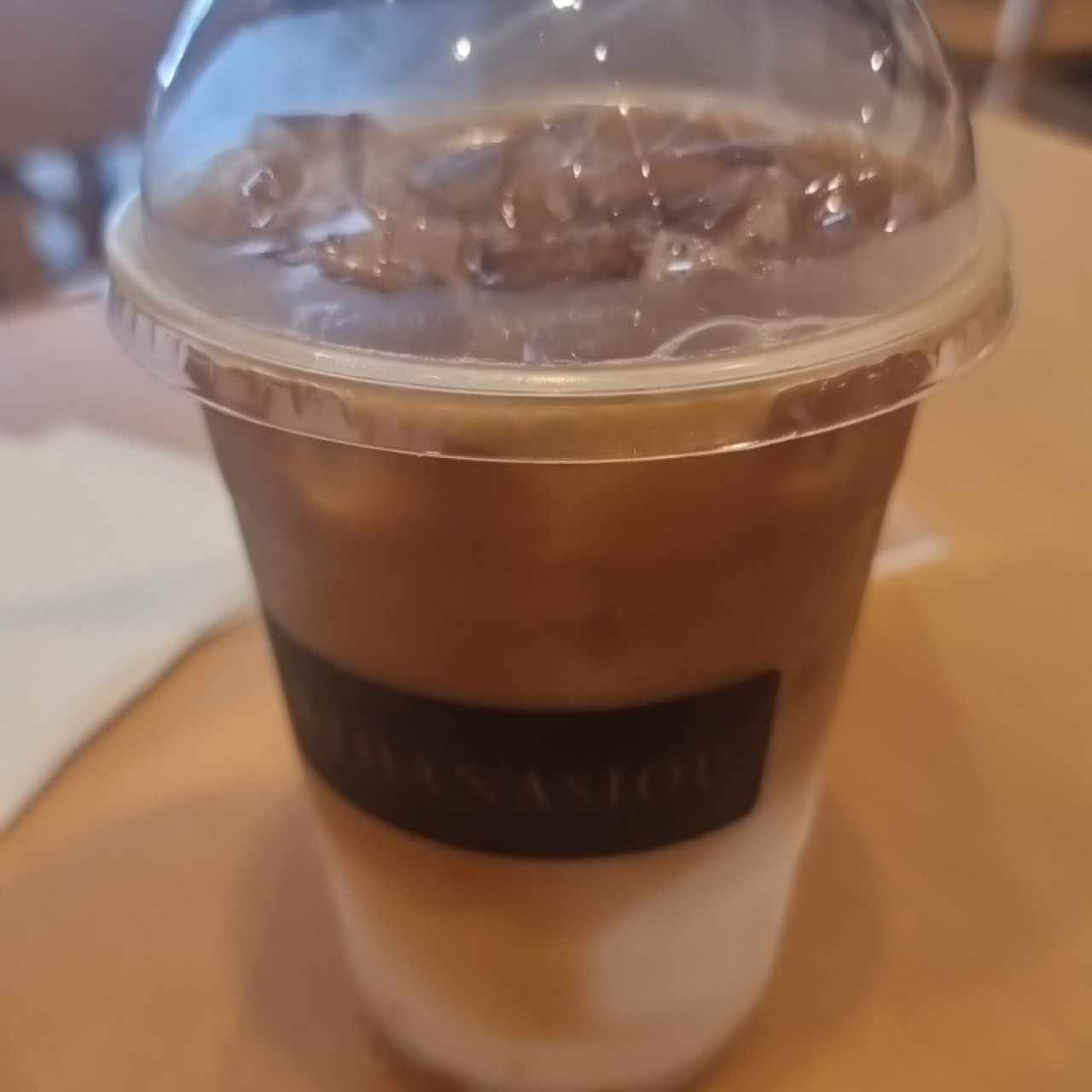 iced latte de vainilla