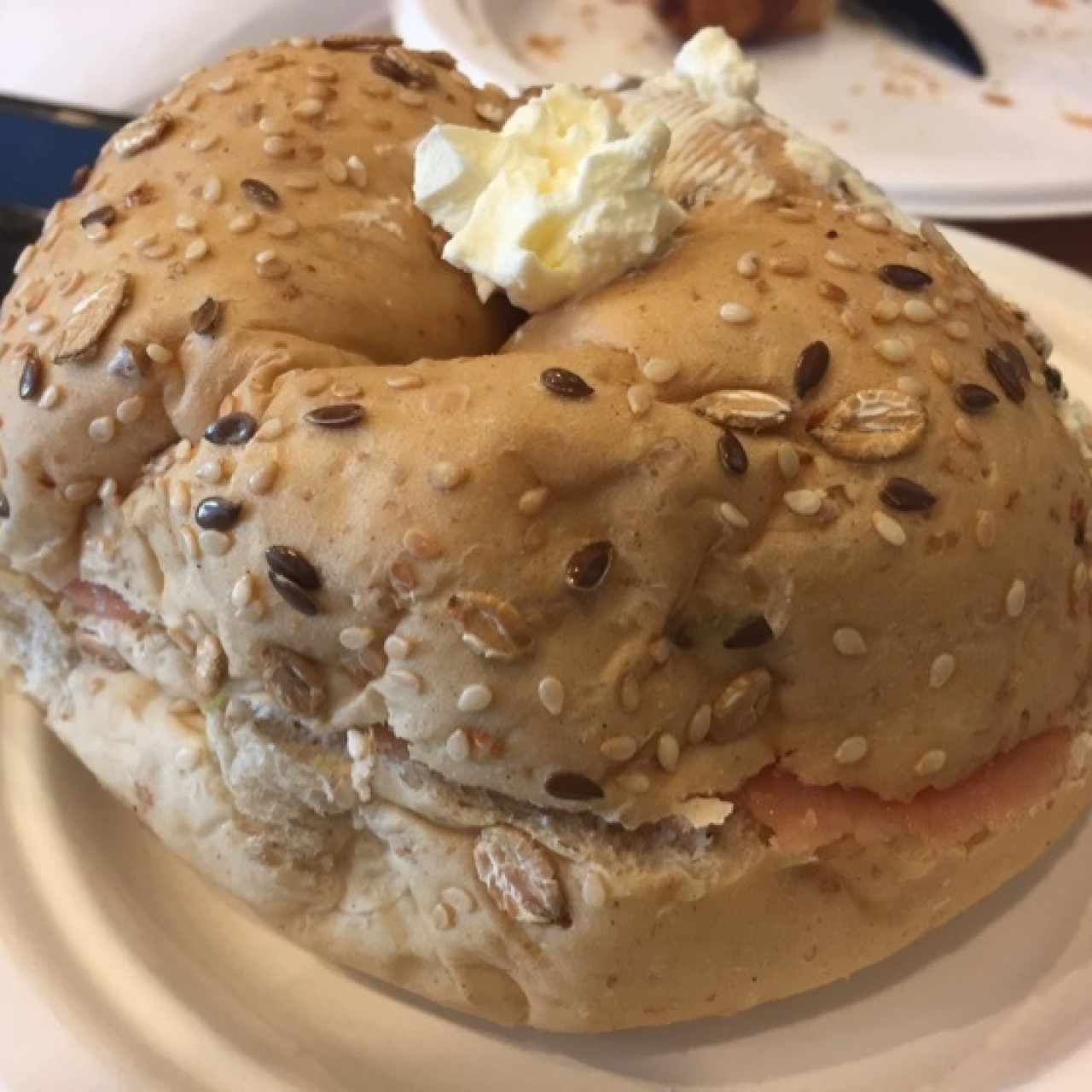 Bagel de salmón