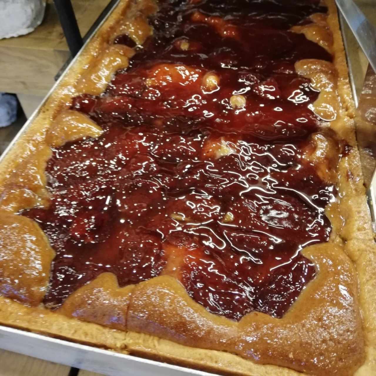 pie de fresa tipo americano. 😋