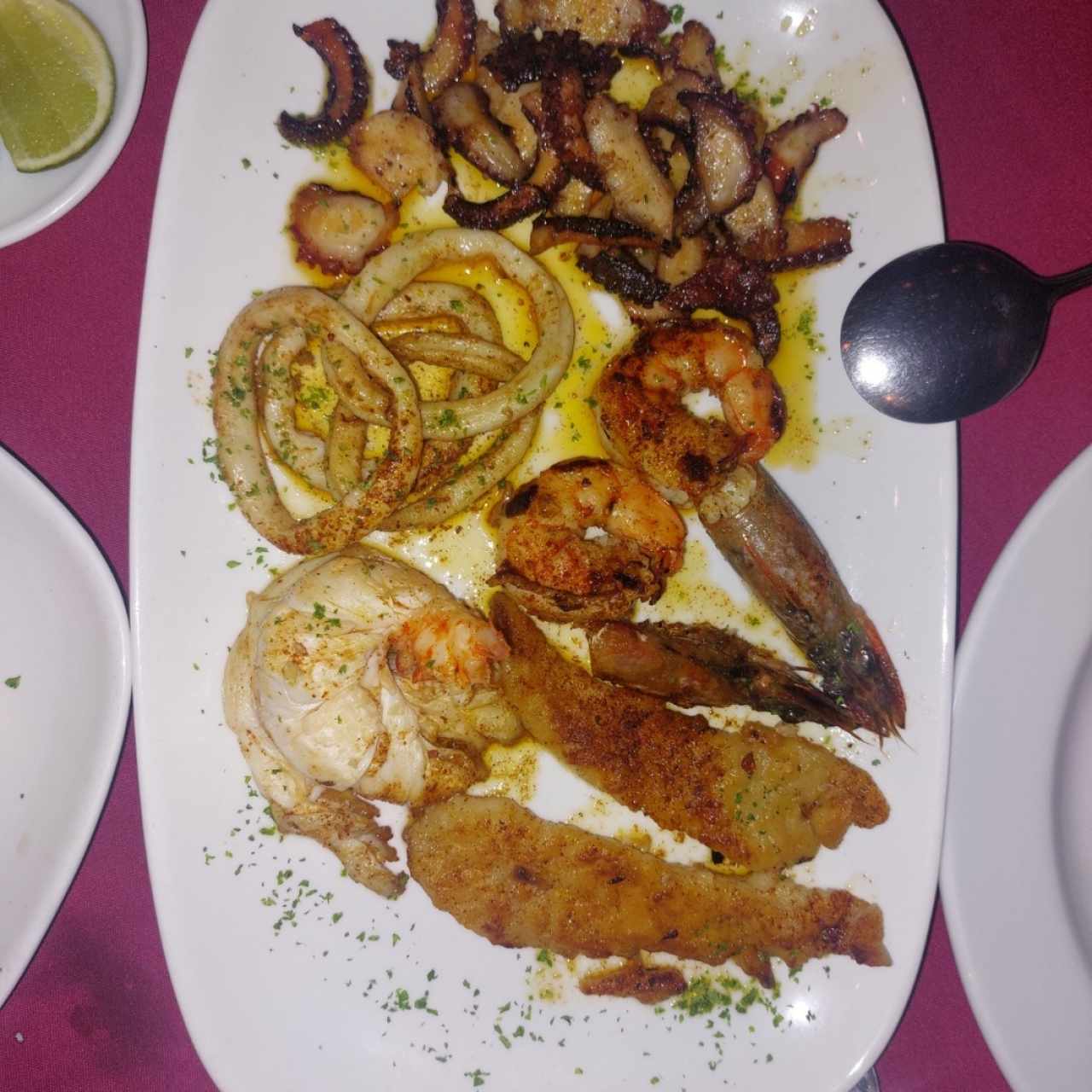 Especialidades - Parrillada de Mariscos