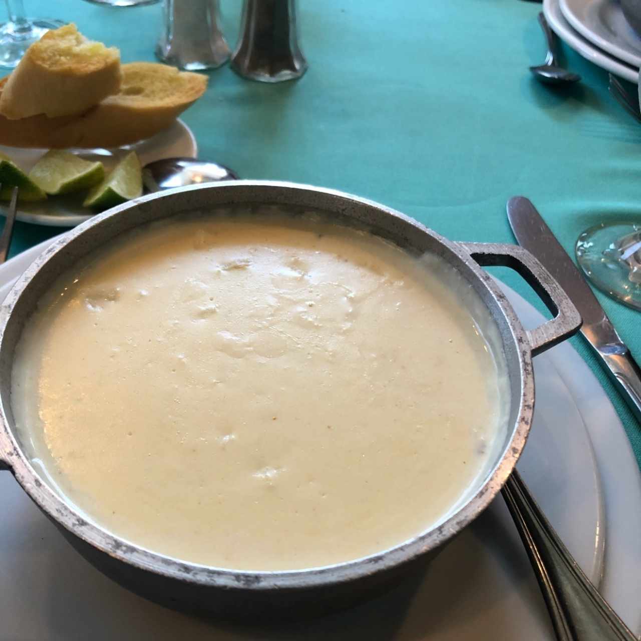 crema de langosta