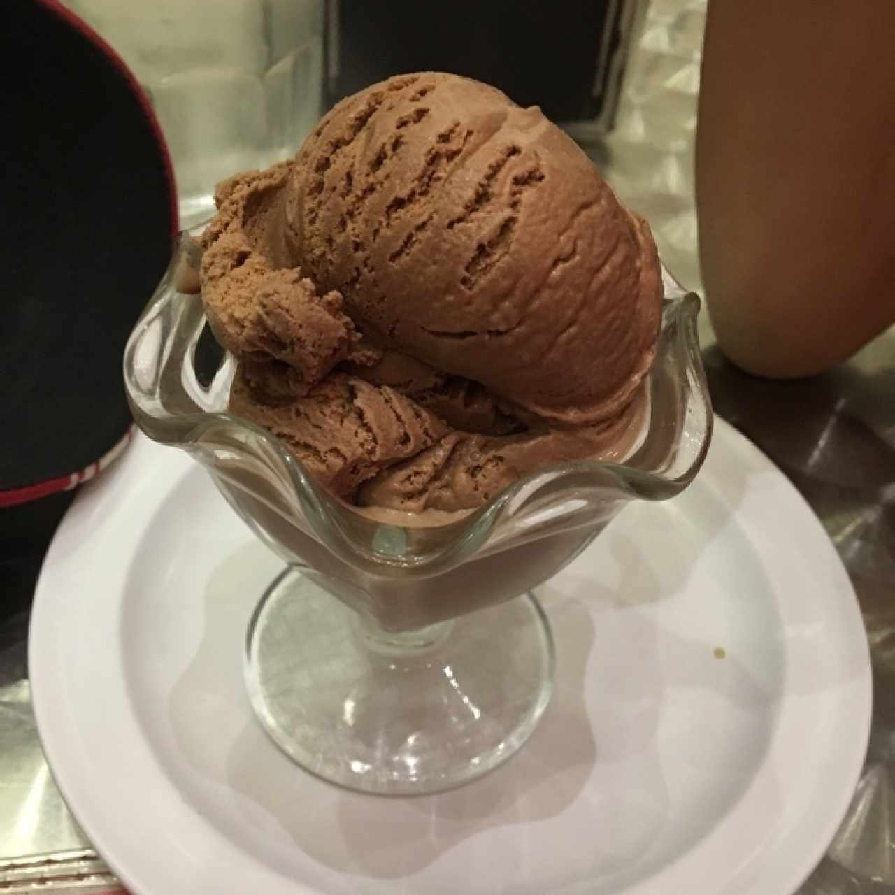 helado de chocolate