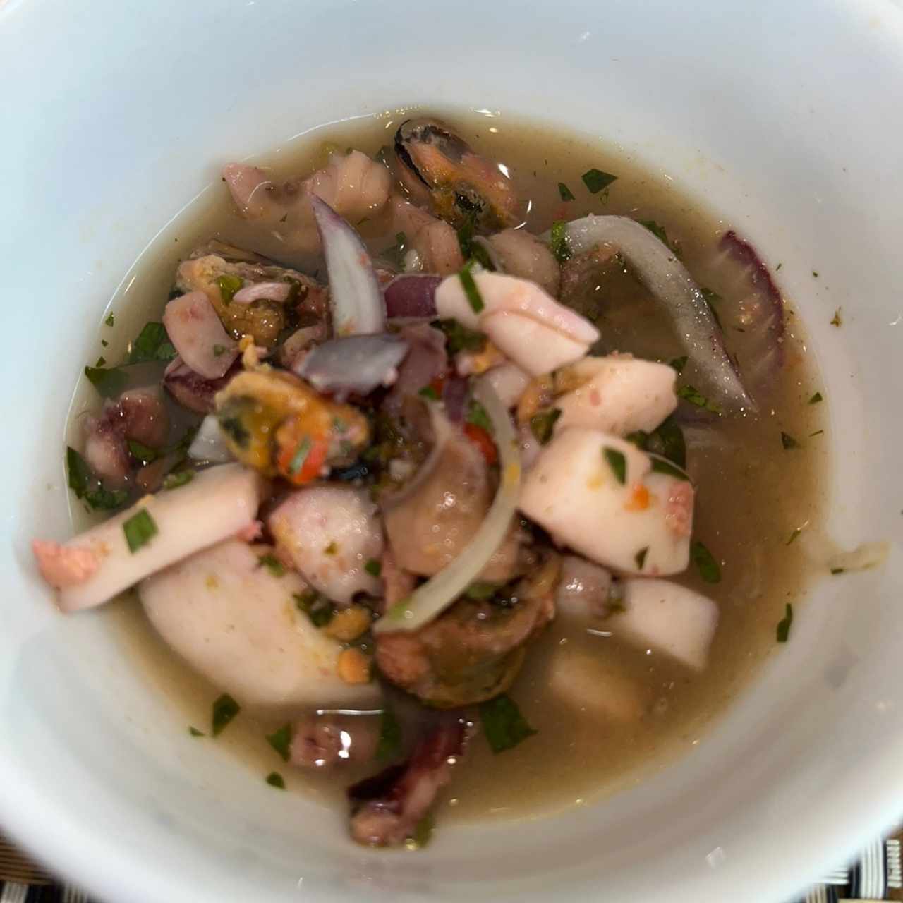 Ceviche de mariscos 