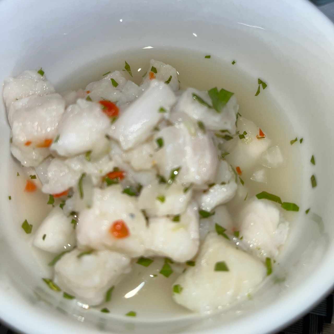 Ceviche de pescado 