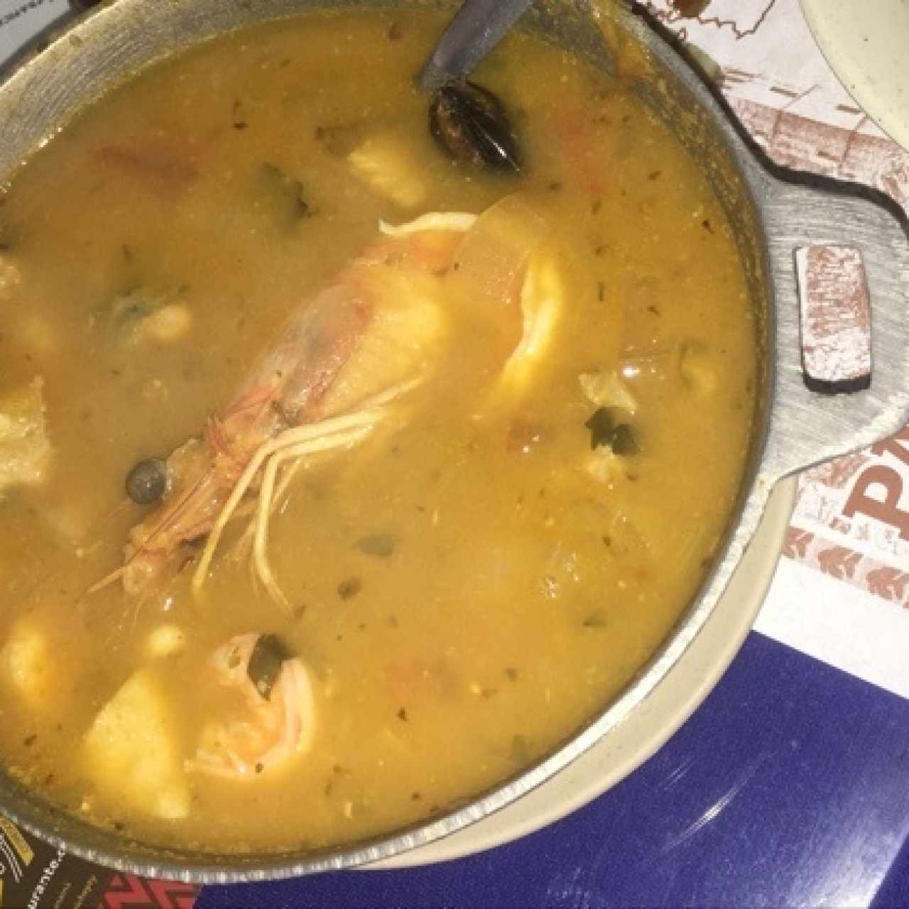 Sopa de mariscos 