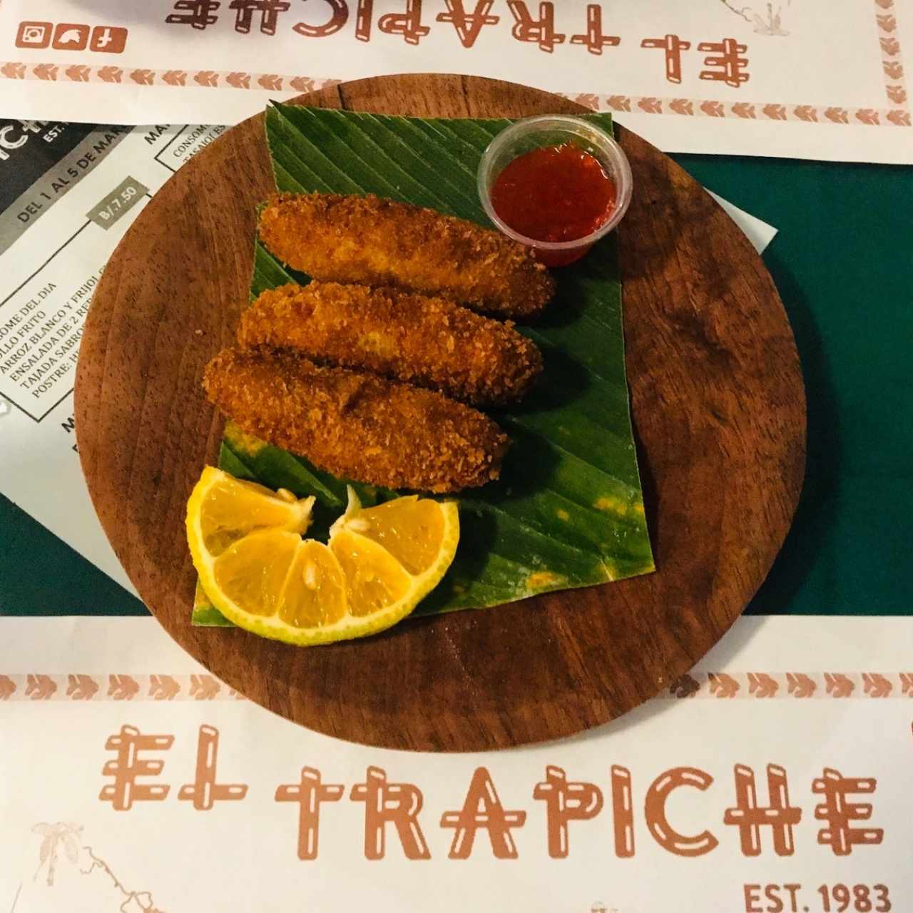 Croquetas de Chorizo Tableño y Mermelada de Ají Chombo