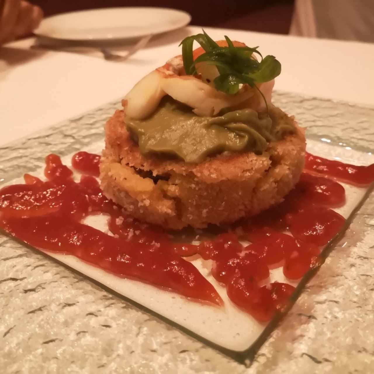 Aperitivo crab cake