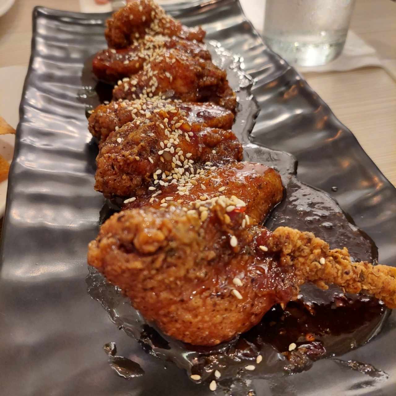 Sesame spice wings