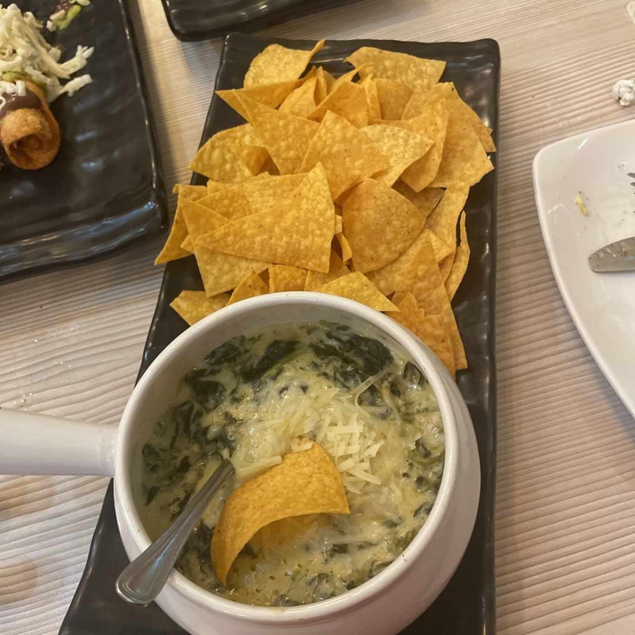 Dip de Espinacas y Alcachofas