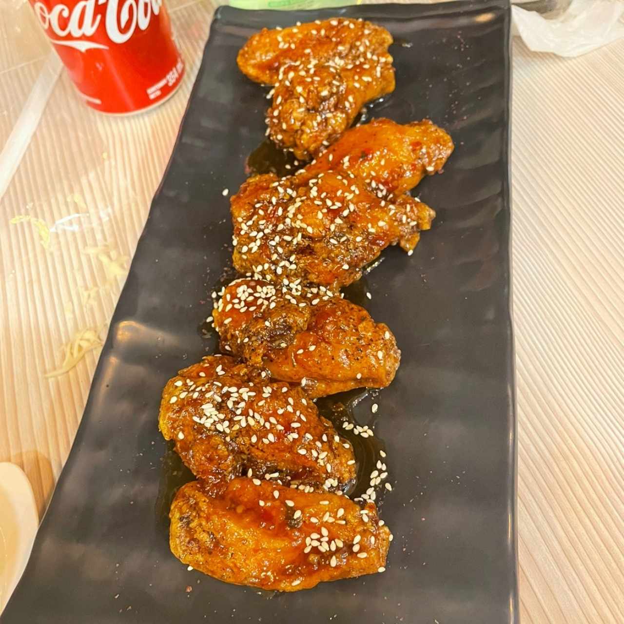 Sesame spice wings