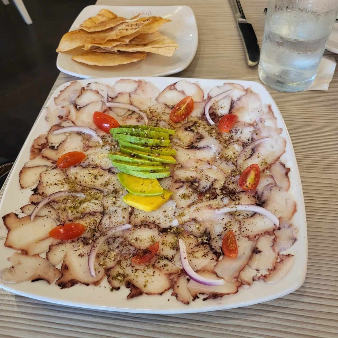 Cebiches & Carpaccios - Carpaccio de Pulpo