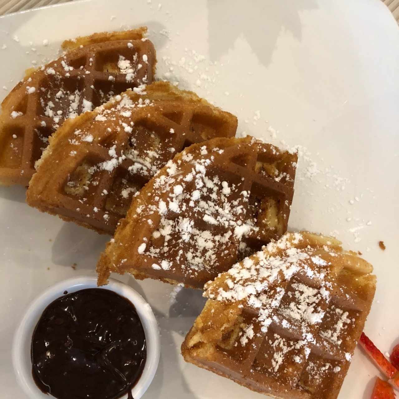 waffle de nutella