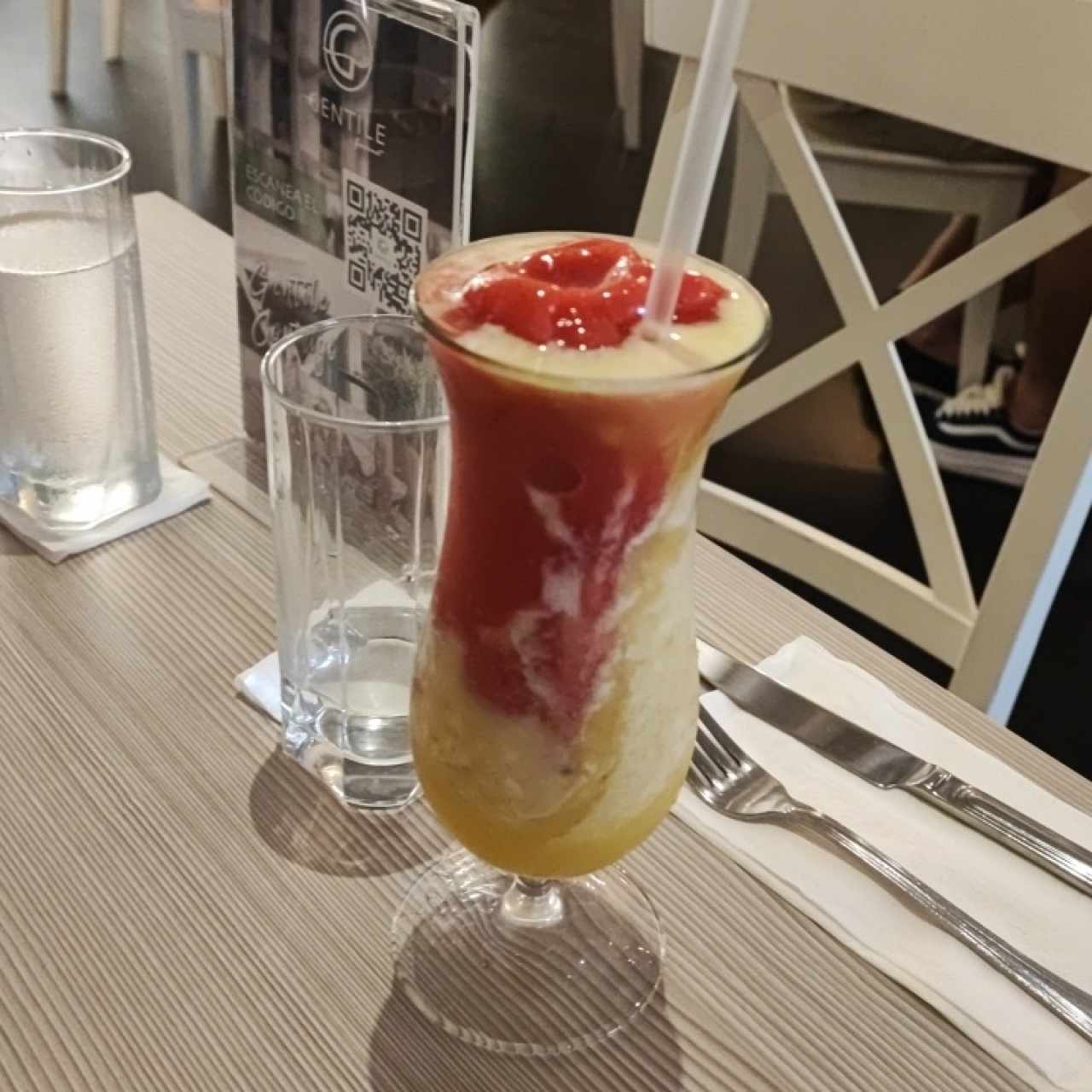 licuado piña fresa