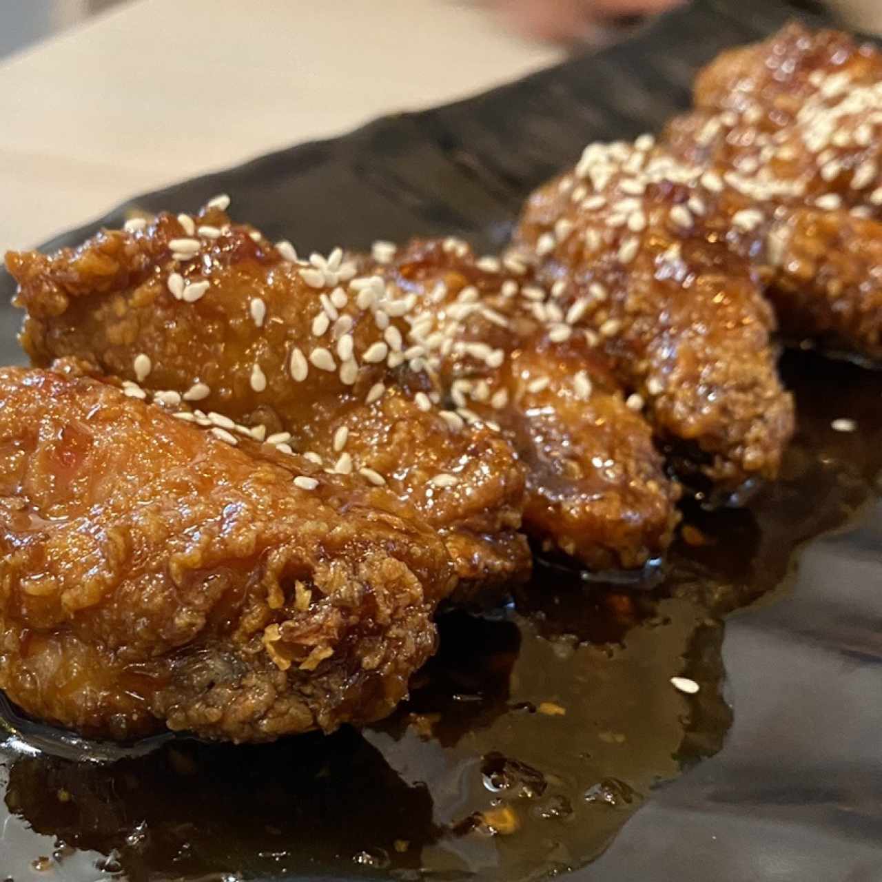 Sesame spice wings