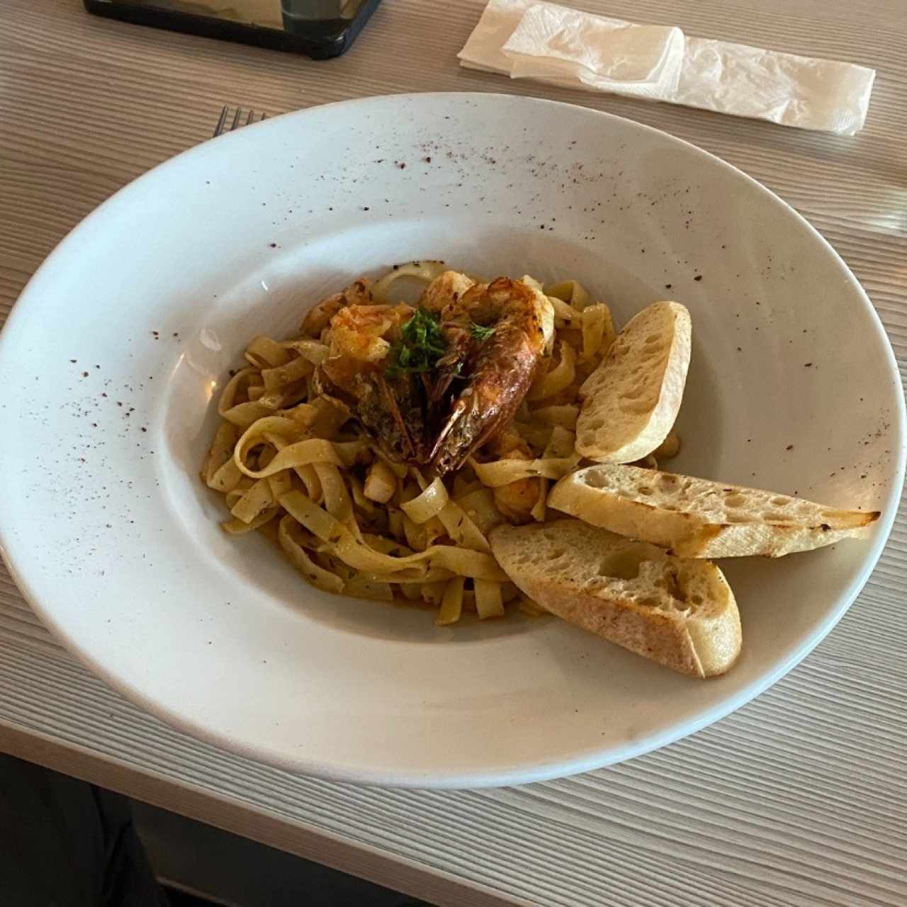 Pastas - Fetuccini de mariscos