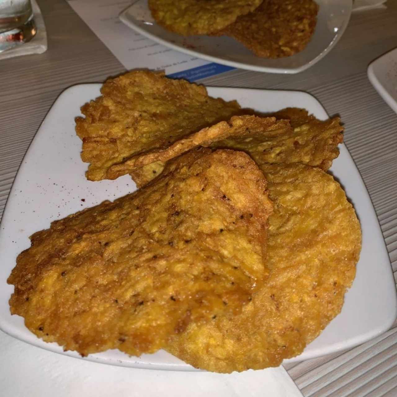 Patacones (galletas de plátano más bien)