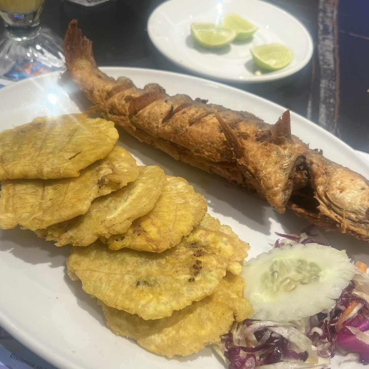 Corvina entera frita 