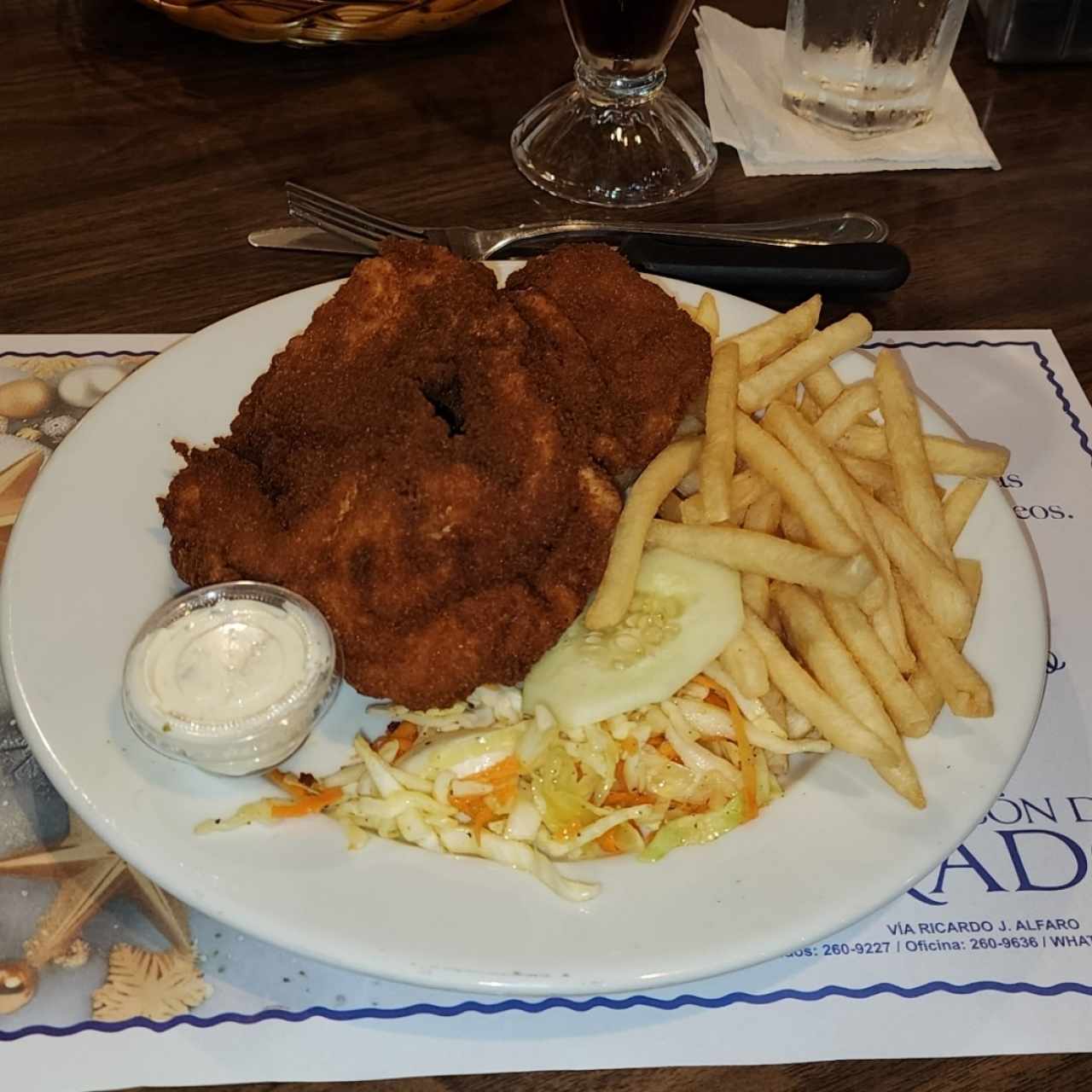 Milanesa de pollo