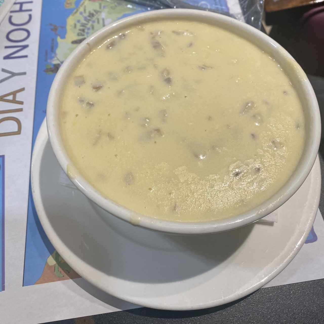 Crema de champiñones