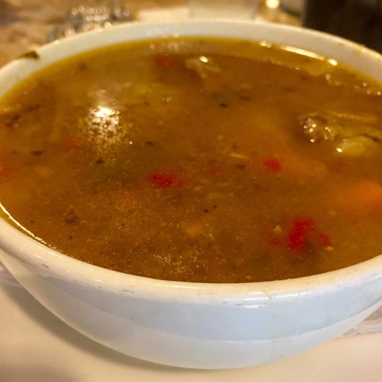 Sopa de costilla