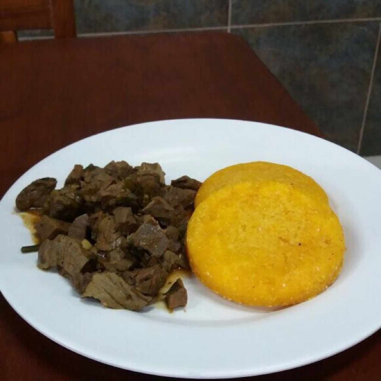 Tortilla con picadillo d