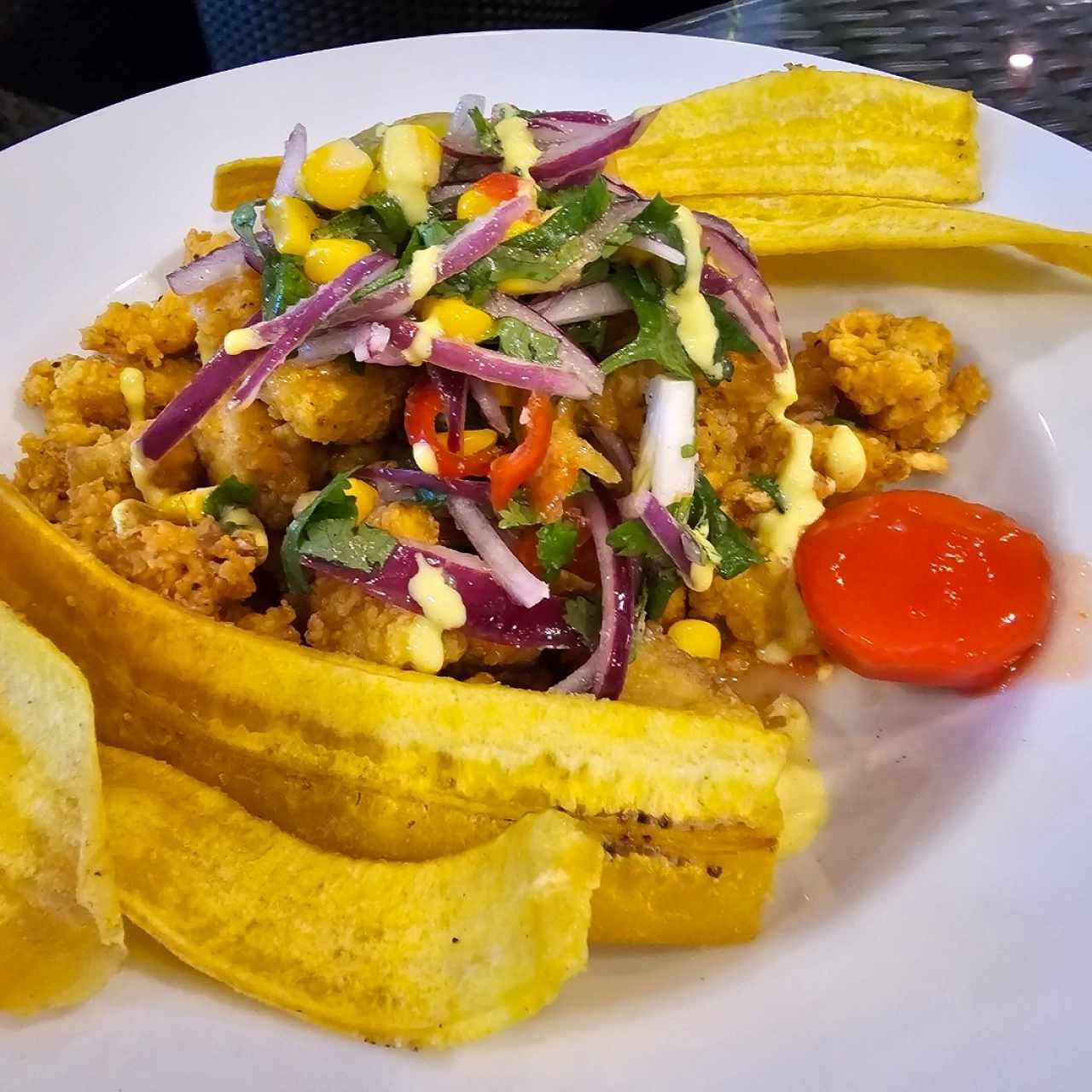 Ceviche Peruano Frito