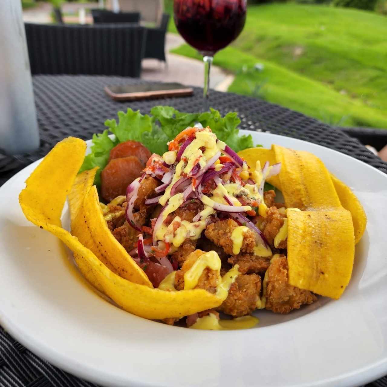 Ceviche frito 