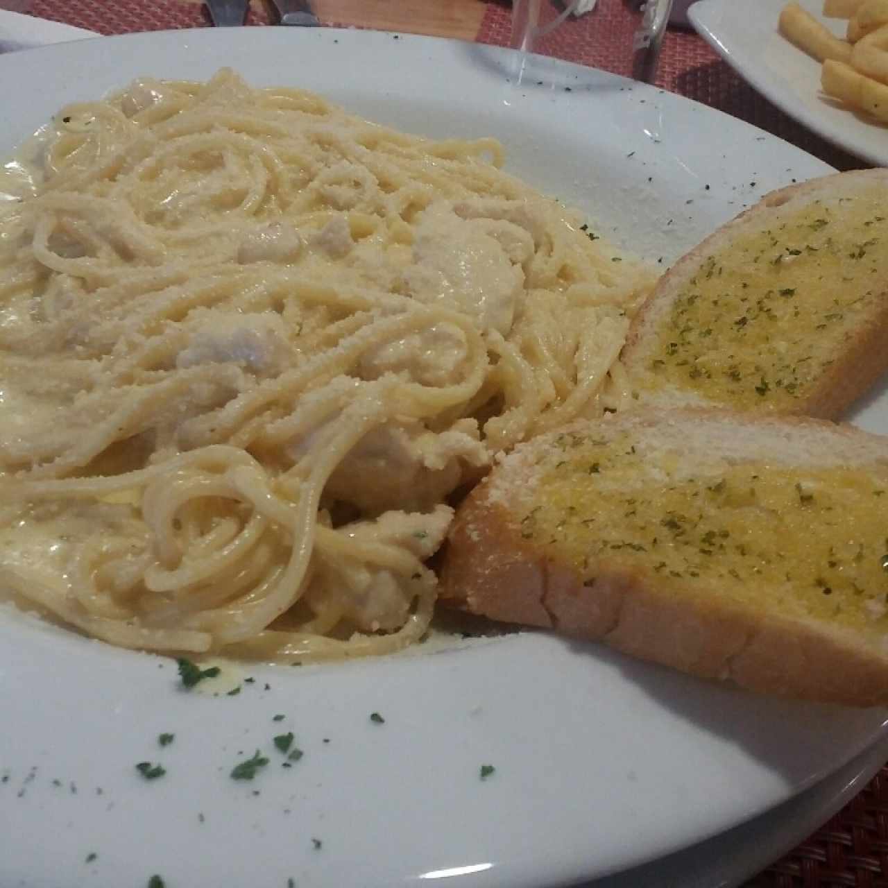 Spaguetti alfredo