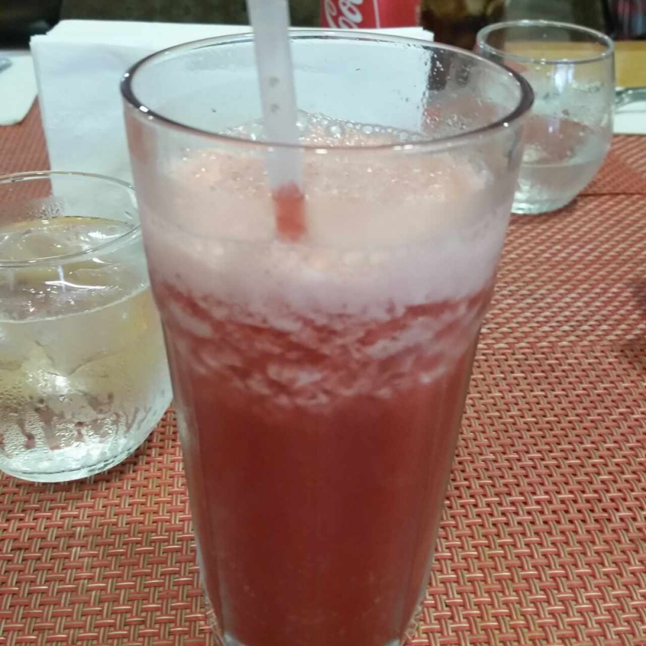 jugo de fresa