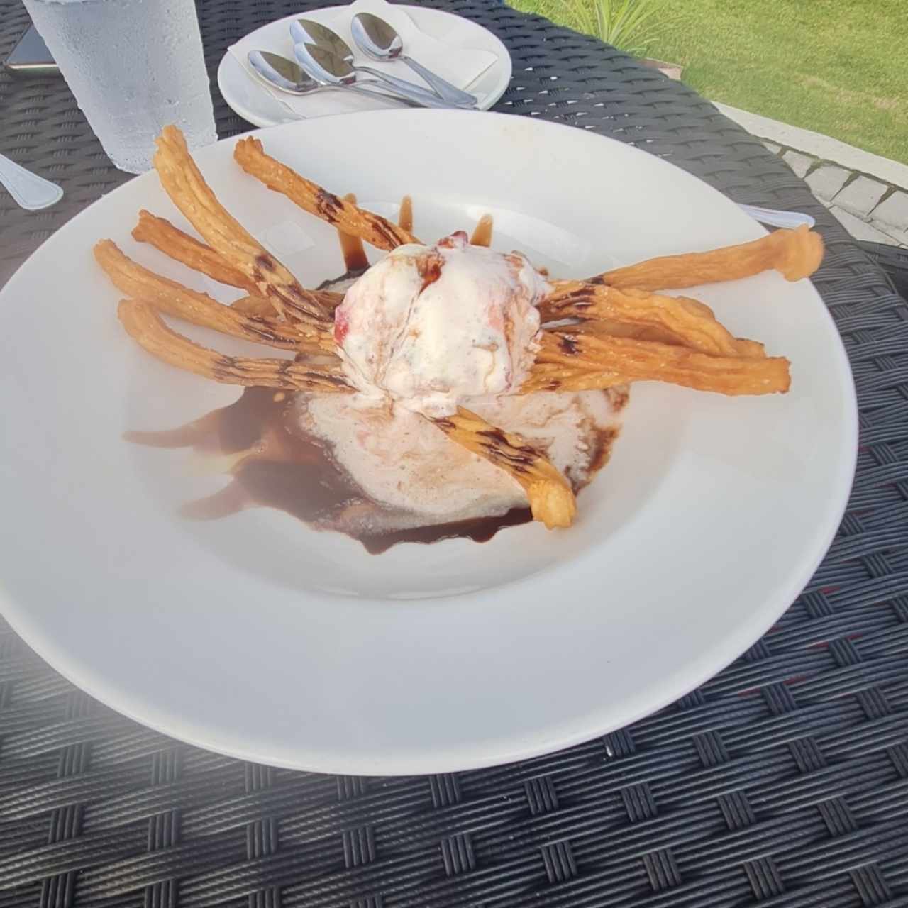 churros con helado 